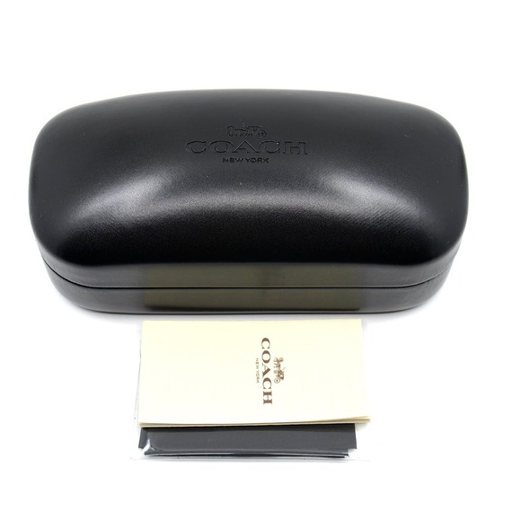 COACH HC8389U BLACK/CLEAR WINE WOMEN'S AUTHENTIC SUNGLASSES - Picture 9 of 9